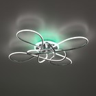 Люстра потолочная Citilux «Джемини» CL229B141E, 65х65х12,5 см, 4х22.5Вт, LED, цвет серый - Фото 7