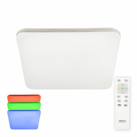 Светильник накладной Citilux «Симпла» CL714K480G, 38,5х38,5х7,5 см, 1х48Вт, LED, цвет серый