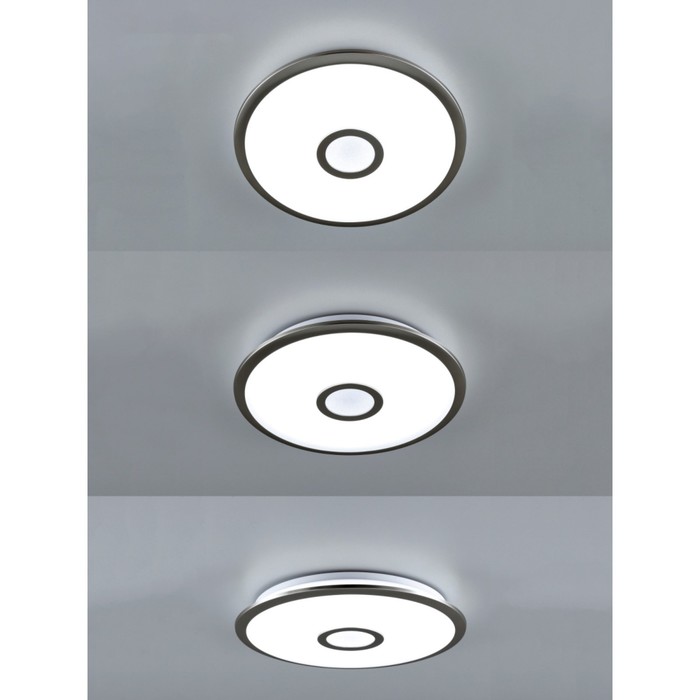 Светильник накладной Citilux «Старлайт» CL703A31G, 42х42х7 см, 1х35Вт, LED, цвет серый - фото 1926979387