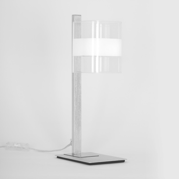 Лампа настольная декоративная Citilux «Вирта» CL139810 12х34,5 см, 1х60Вт, E14, цвет серый - Фото 1