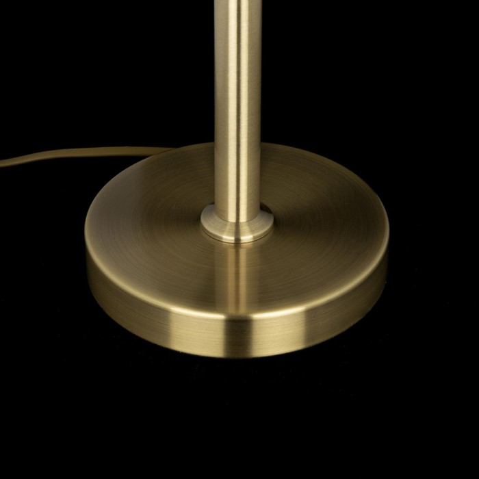 Лампа настольная декоративная Citilux «Инга» CL335833 27х27х56 см, 3х60Вт, E14, цвет коричневый - фото 1928458030