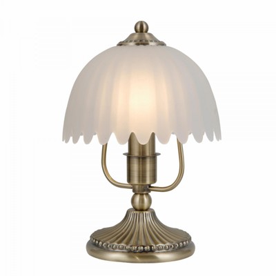 Лампа настольная декоративная Citilux «Севилья» CL414813 16,5х16,5х25 см, 1х60Вт, E14, цвет коричневый