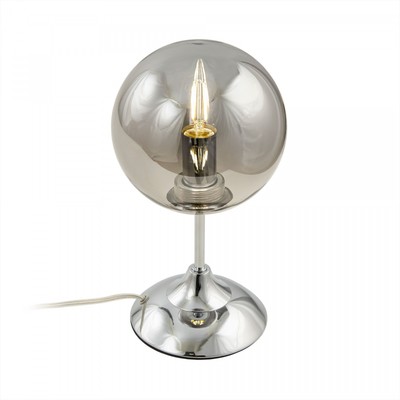 Лампа настольная декоративная Citilux «Томми» CL102810 15х15х28 см, 1х40Вт, E14, цвет серый