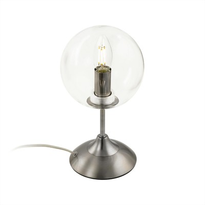 Лампа настольная декоративная Citilux «Томми» CL102811 15х15х28 см, 1х40Вт, E14, цвет серый