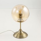 Лампа настольная декоративная Citilux «Томми» CL102813 15х15х28 см, 1х40Вт, E14, цвет коричневый - Фото 4