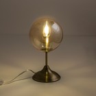 Лампа настольная декоративная Citilux «Томми» CL102813 15х15х28 см, 1х40Вт, E14, цвет коричневый - Фото 5