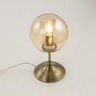 Лампа настольная декоративная Citilux «Томми» CL102813 15х15х28 см, 1х40Вт, E14, цвет коричневый - Фото 6