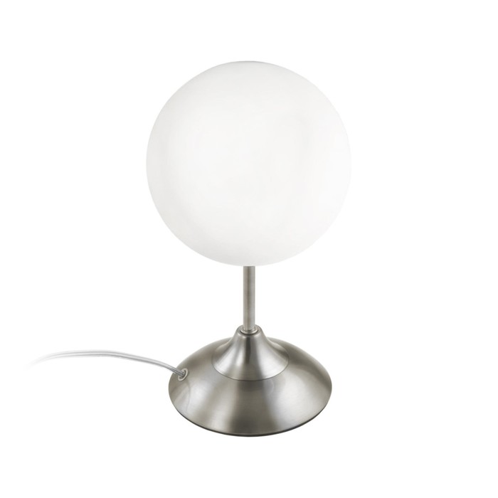 Лампа настольная декоративная Citilux «Томми» CL102814 15х15х28 см, 1х40Вт, E14, цвет серый - Фото 1