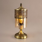 Лампа настольная декоративная Citilux «Эмир» CL467813 13х13х34 см, 1х75Вт, E27, цвет коричневый - Фото 2