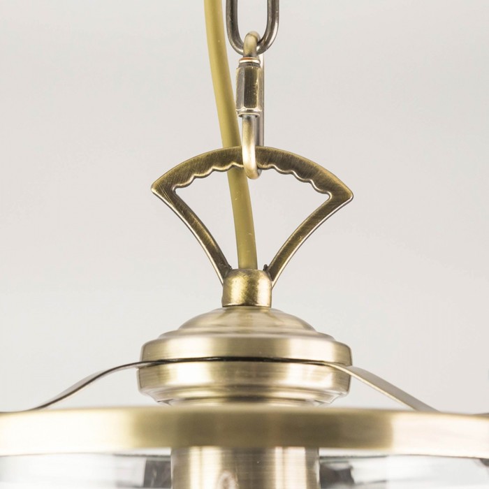 Светильник подвесной Citilux «Версаль» CL408113, 19х19х40 см, 1х75Вт, E27, цвет коричневый - фото 1926980846