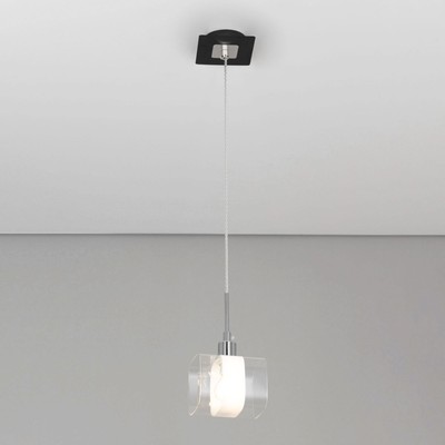 Светильник подвесной Citilux «Вирта» CL139012, 12х10х25 см, 1х60Вт, E14, цвет серый