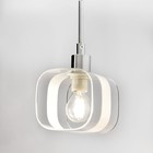 Светильник подвесной Citilux «Вирта» CL139012, 12х10х25 см, 1х60Вт, E14, цвет серый - Фото 2