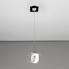 Светильник подвесной Citilux «Вирта» CL139012, 12х10х25 см, 1х60Вт, E14, цвет серый - Фото 6