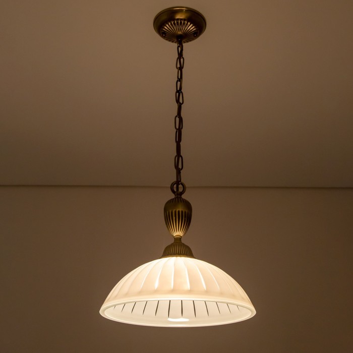 Светильник подвесной Citilux «Латур» CL413212, 30х30х35 см, 1х75Вт, E27, цвет коричневый - фото 1926980926