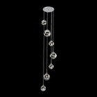Светильник подвесной Citilux «Томми» CL102070, 42х42х140 см, 7х40Вт, E14, цвет серый - Фото 3