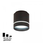 Светильник накладной Citilux «Борн» CL745021N, 9,8х9,8х10,2 см, 1х12Вт, LED, цвет черный - фото 4211624