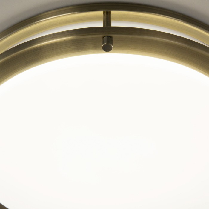 Светильник накладной Citilux «Бостон» CL709323N, 35,5х35,5х7,5 см, 1х32Вт, LED, цвет коричневый - фото 1926981623