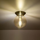 Светильник накладной Citilux «Томми» CL102513, 15х15 см, 1х40Вт, E14, цвет коричневый - Фото 3