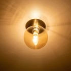 Светильник накладной Citilux «Томми» CL102513, 15х15 см, 1х40Вт, E14, цвет коричневый - Фото 4