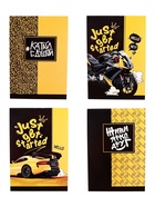 Блокнот Calligrata «Мэн микс», А6, 32 листа, на скрепке, обложка из мелованного картона, блок офсет, МИКС - Фото 1