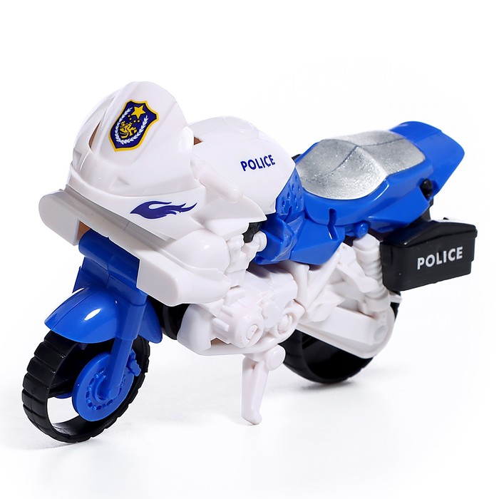 Робот «Полицейский мотоцикл», трансформируется