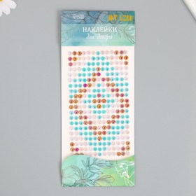 Наклейка-стразы «Ромб с градиентом», 24.6×10 см, МИКС