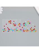 Наклейка - стразы «Цветочки для украшения шеи», 11.6×18 см, МИКС - Фото 5