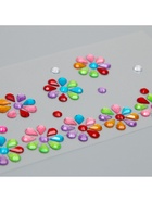 Наклейка - стразы «Цветочки для украшения шеи», 11.6×18 см, МИКС - Фото 6