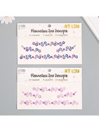 Наклейка - стразы на шею «Чокер из цветов», 11.6×18 см, МИКС - Фото 3