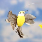 Штекер летающий "Подсолнух с птичкой", микс - Фото 2