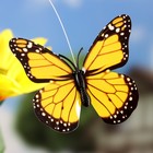 Штекер летающий "Подсолнух с бабочкой", микс - Фото 2