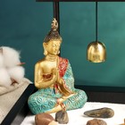 Японский сад камней настольный «Дзен. Минори», с колокольчиком, набор аксессуаров, 15×15×14 см - Фото 2