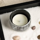 Японский сад камней настольный «Дзен. Тэдэши», со свечой, набор аксессуаров, 22×16×15 см - Фото 3