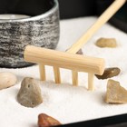 Японский сад камней настольный «Дзен. Тэдэши», со свечой, набор аксессуаров, 22×16×15 см - Фото 4