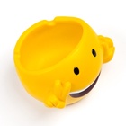 Пепельница для дома «Весёлый смайл», для сигарет и стиков, 12×11×9 см - фото 38070422