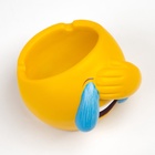 Пепельница для дома «Смайл рука-лицо», для сигарет и стиков, 12×11×9 см - фото 27428430