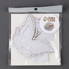 Топпер для торта «Бабочки», набор 12 шт., белый - Фото 6