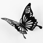 Наклейки - топперы «Бабочки» 3D для декора и украшения дома, 12 шт. - Фото 3