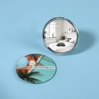 Зеркало карманное «Девушка у бассейна», d = 7 см, разноцветное - фото 8728142