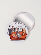 Зеркало карманное KITTENS, d=7 см, разноцветное (комплект 4 шт) - фото 32272470