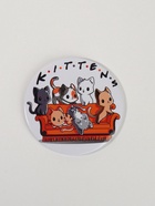Зеркало карманное KITTENS, d=7 см, разноцветное (комплект 4 шт) - фото 32272471