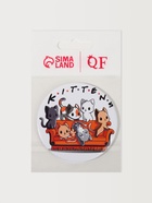 Зеркало карманное KITTENS, d=7 см, разноцветное (комплект 4 шт) - фото 35969583