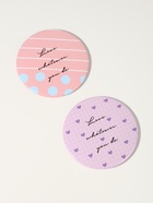 Зеркало карманное «Надписи», d=7 см, цвет МИКС - Фото 3