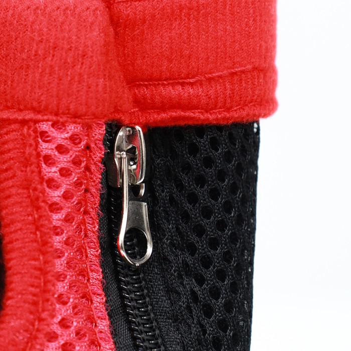 Рюкзак-переноска для животных "Кенгуру", 35 х 25 х 20 см, красный