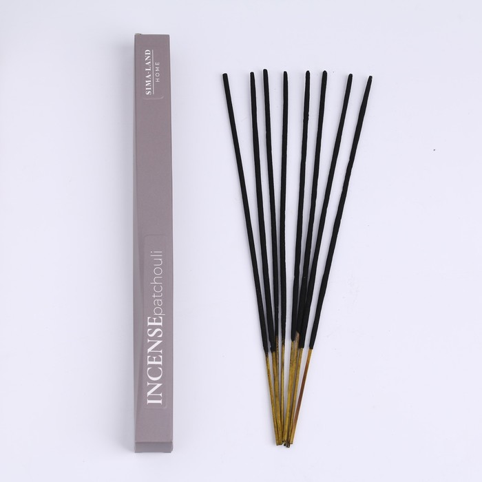 Благовония Incense patchouli, 8 палочек в упаковке, четырёхгранник Sima HOME - Фото 1