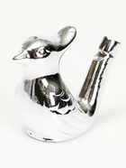 Свистулька керамическая птичка «Серебряная» - Фото 3