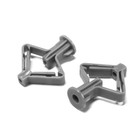 Дюбель ТУНДРА, тип Бабочка 35×32, с шурупом, серый, 25 шт. - Фото 8