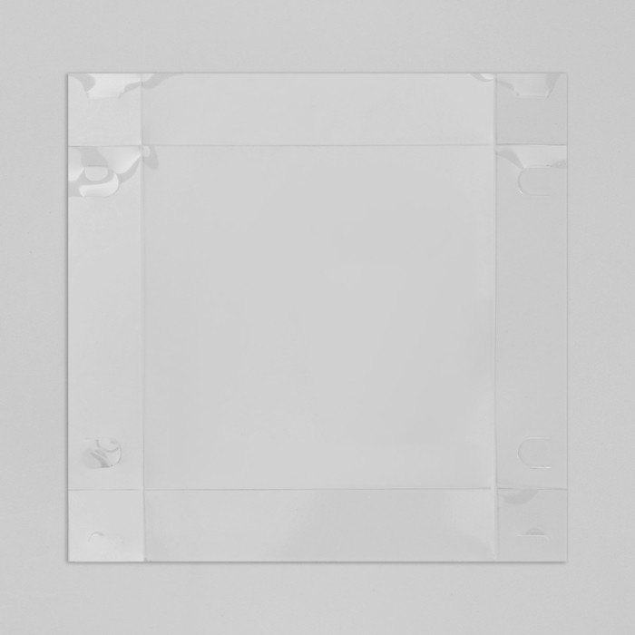 Коробка для кондитерских изделий с PVC крышкой «С любовью», 12 х 6 х 11.5 см