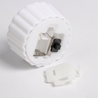 Светодиодная свеча, ночник LED RISALUX «Рельеф», 0.5 Вт, от батареек 3×AG10, белый, 4.4×4.5×4.5 см 9947744 - фото 11978801