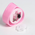 Ночник "Свеча сердце" LED 0,5Вт от батареек 3хAG10 розовый 5х5х4 см RISALUX - Фото 5